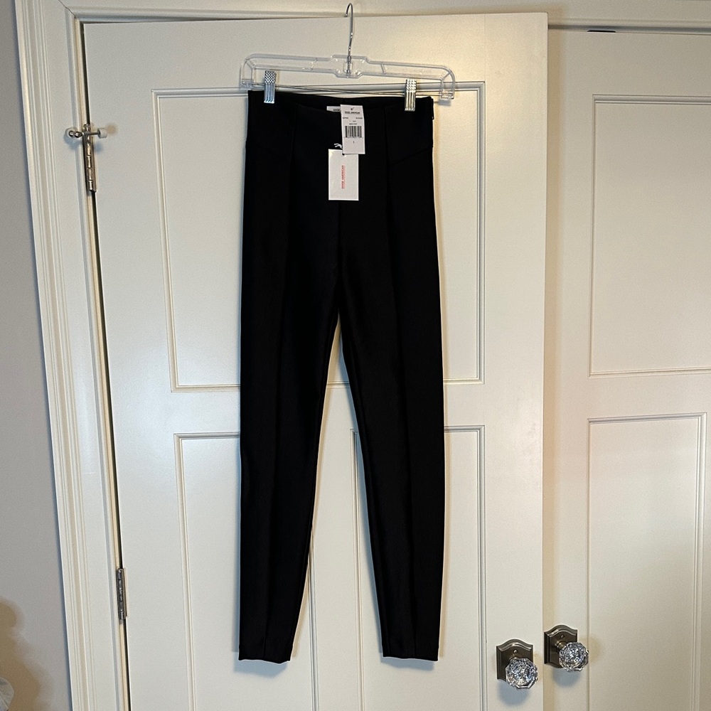 NWT. Good American “Disco” side zip pants in size 1.